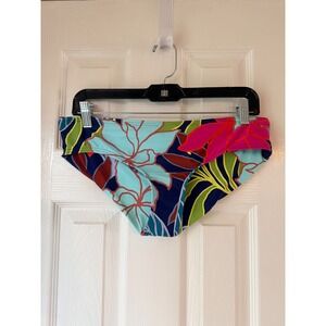 Vince Camuto‎ Swim Tropical Floral Fold Over Bikini Bottoms Size Large